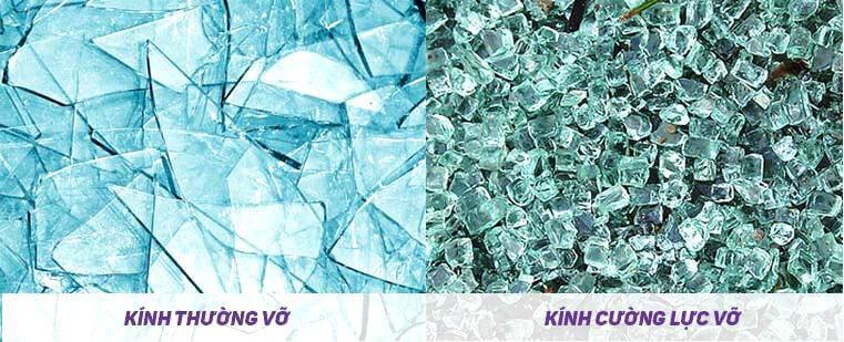 Khác Nhau Giữa Kính Cường Lực Và Kính Thường Khi Vỡ