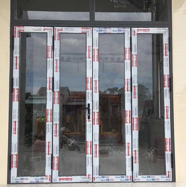 Mẫu Cửa Nhôm Xingfa Màu Ghi, Màu đen đẹp Mới Nhất