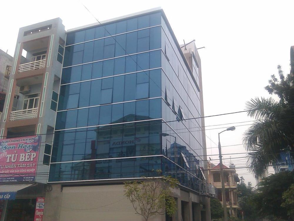 Mặt dựng nhôm kính cho văn phòng