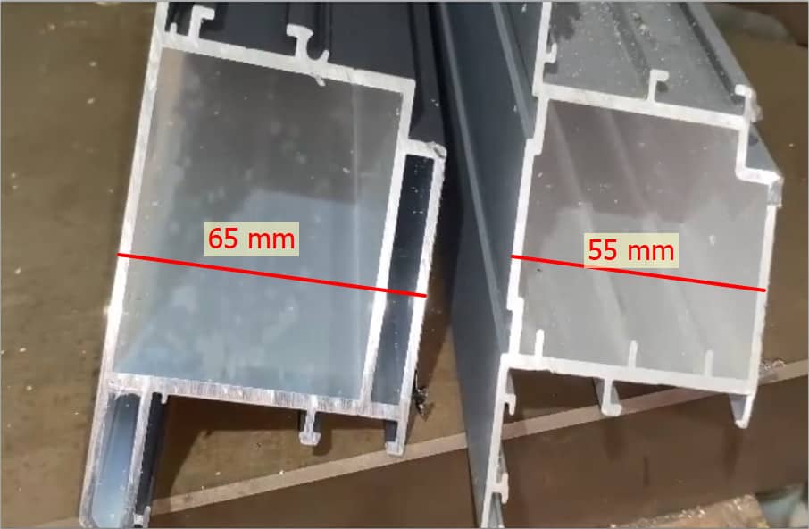 Sự khác biệt nhôm xingfa cũ và mới